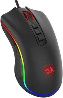 ماوس ألعاب M711 سلكي مع إضاءة RGB متعددة الألوان، أسود