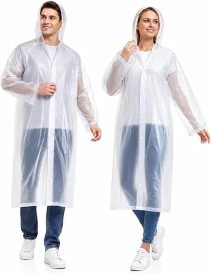 Capa de Chuva Reutilizável em EVA para Proteger seu Corpo e Roupas