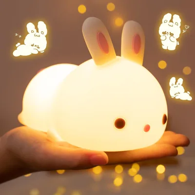 Kid's Night Light, 16 Color Changing Dimmable Lamp