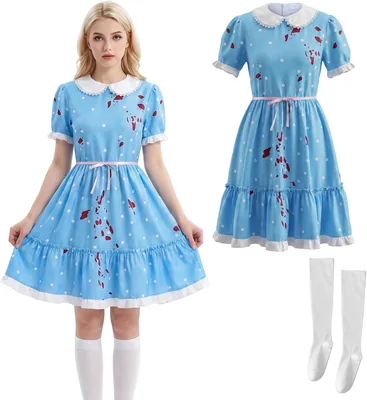 Apparlxer Twins Costume - Women's Ghost Halloween Outfits