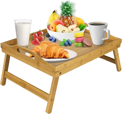 MOMENT Bamboo Bed Tray Table - 8% Off