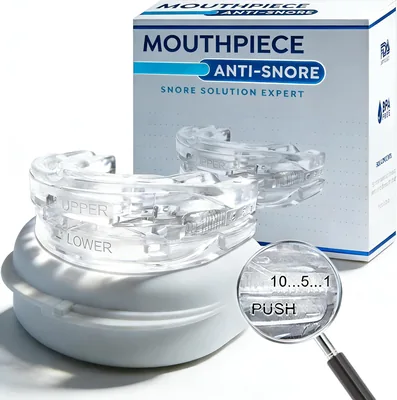 Ferula Dental Anti-Ronquidos, Dispositivo para Prevenir y Reducir el Ronquido