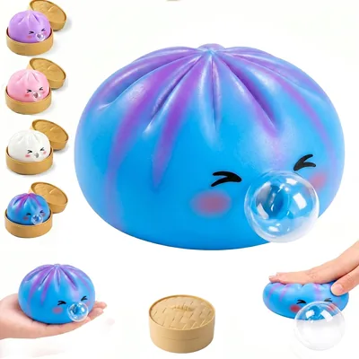 Squishy Bubble Blowing Fidget Toy - Stress Relief
