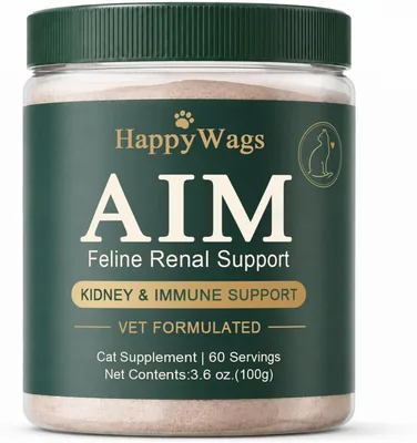 Happy Wags Aim for Cats Kidney & Immune Support Powder 100g