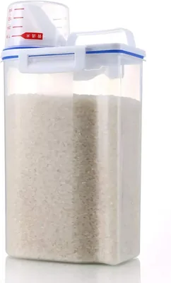 Rice Storage Box with Measuring Cup, 2.5kg