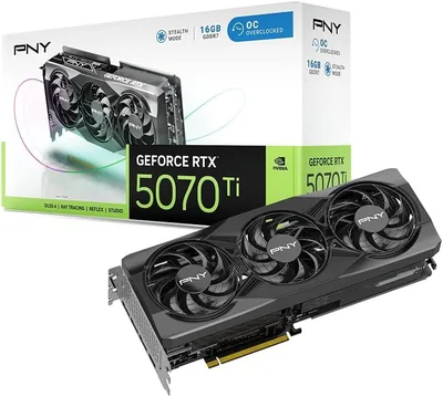Coal2ToalPW NVIDIA GeForce RTX™ 5070 Ti OC con tres ventiladores, tarjeta gráfica (16GB GDDR7, 256-bit, velocidad de impulso)