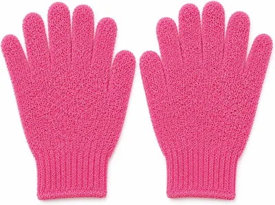 Exfoliating Bath & Shower Gloves Scrub Medium Pink Best Deal