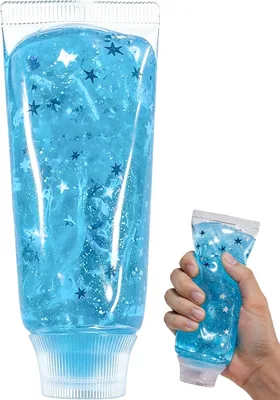 Clear Jam Bottle Squishy Toy, Toothpaste Shaped Stress Relief Fidget