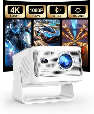 1080P Mini WiFi 6 Movie Projector