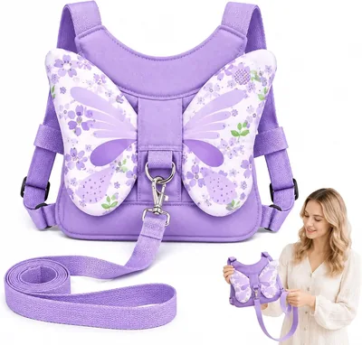 Purple Butterfly Reins 14% Off - Toddler Walking Harness