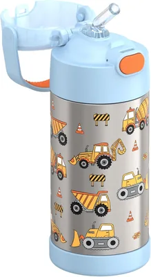 Thermos Kids Funtainer 0,35 L isolierte Trinkflasche mit Strohhalm