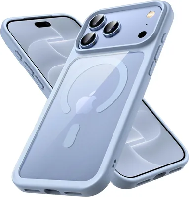 Funda Magnética JETech para iPhone 18 Pro, Glaciar | Protección Anti-Amarillamiento y Antigolpes