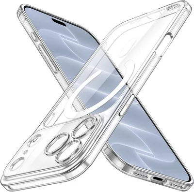 Funda Magnética JETech Slim para iPhone 18 Pro, Transparente | Compatible con MagSafe