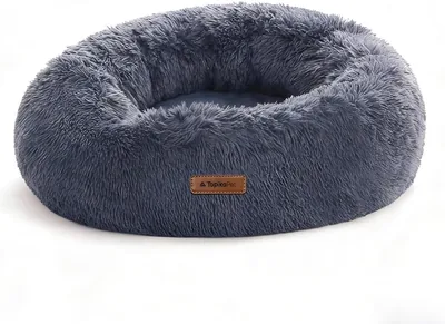 Topika Plush Faux Fur Donut Dog Bed - Best Deal