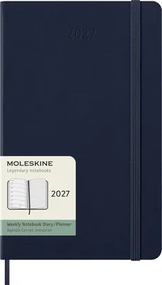 Moleskine DHB2012WN3Y27 Notebook - 12 Months Weekly Diary, Large (5.1 x 8.3 inches), Best Deal