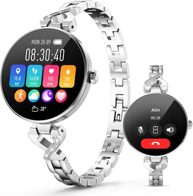 24H Sleep Tracker Fitness Watch - Heart Rate BP SpO2