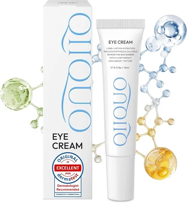Augencreme für empfindliche Haut - 2026 Pro Version: 4% Niacinamid gegen Augenringe, Dreifach Ceramide gegen Falten, parfümfrei | 15% Rabatt