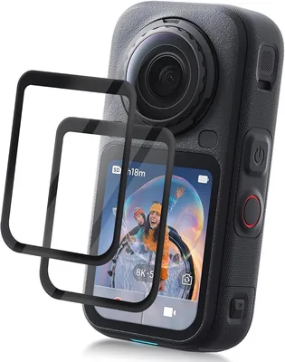 Osłony ekranu NEWZEROL 2 szt. dla Insta360 X6 - Pełne pokrycie, PMMA i PC