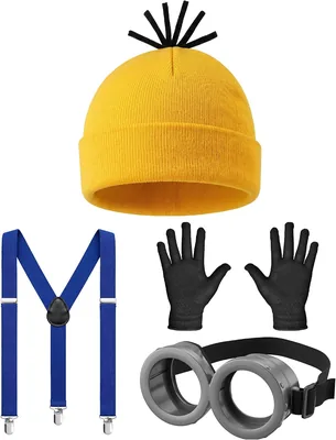 Yellow Halloween Costume Accessories Set