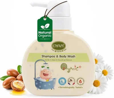 Organic Baby Shampoo & Body Wash 175ml Tear-Free 2-in-1