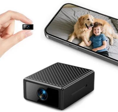 Security Camera, 4K Mini WiFi with App Control