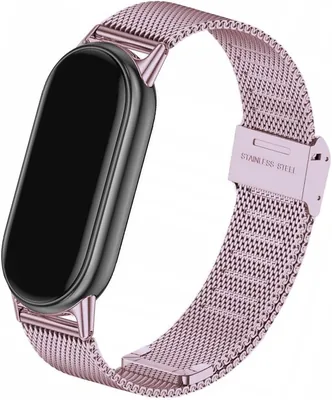 ChronSmarta Pasek na Mi Band 8/9/10 ze stalową bransoletą i metalowym zapięciem