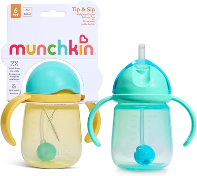 Munchkin Tip and Sip Cup 2 Pack Blue/Yellow Best Deal