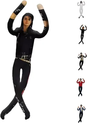 Poupée en peluche Michael Jackson, 12 pièces | Jouet doux musical pour fans et collectionneurs