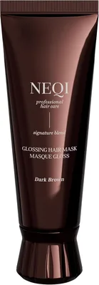 NEQI Glossing Mask Dunkelbraun mit Glanz, 120 ml | 90% Rabatt