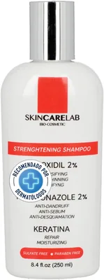 Shampoo Anticaída Skincarelab con Queratina, Libre de Sulfatos y Parabenos