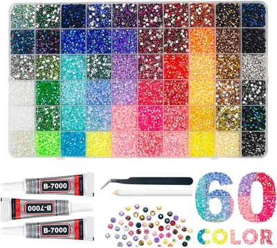 50,000pcs Resin Jelly Rhinestones DIY Craft Set