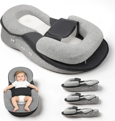 Baby Feeding Support Pillow - 3 Adjustable Modes Spit-Up Reduction