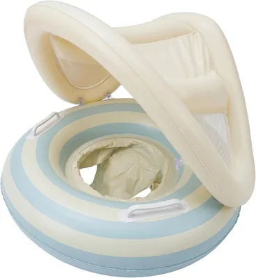 Infant Float with Canopy - Blue, 0-4 Years