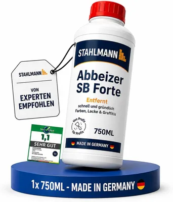 STAHLMANN® Lackentferner für Holz und Lacken [750 ml] Extra Stark | Metallstein