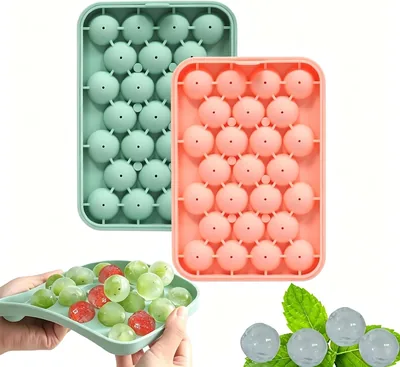 ZOIAZTBEW 25 Grid Silicone Ice Ball Mold