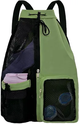 Bolsas de Malla con Cordón para Natación y Gimnasio