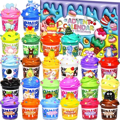 Slime Advent Calendar 2026 - 24 Days Xmas Countdown