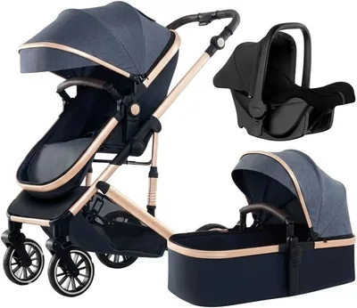 AL Luxury 3-in-1 Baby Stroller Travel System