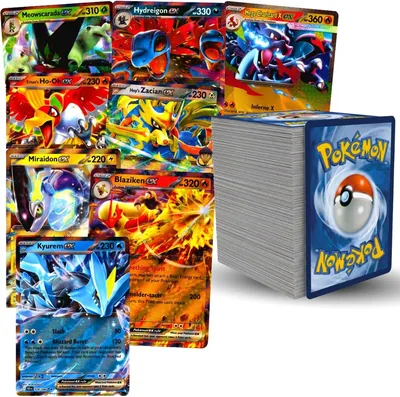 101 Pokemon Cards - Holo & Ultra Rare EX Gold V