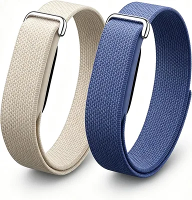 حالة زجاجية مقوية متوافقة، حزام نايلون متوافق لـ Google Fitbit Air