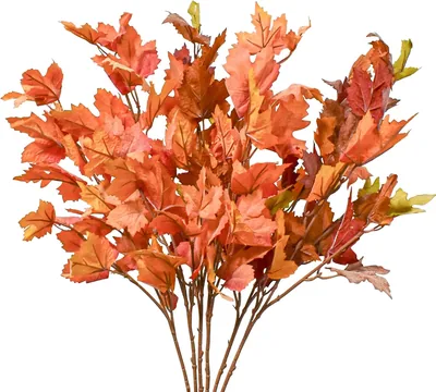 Bacucine 6Pcs Artificial Maple Leaves