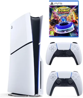 Sony PlayStation 5 Slim Console + Extra Controller & Game