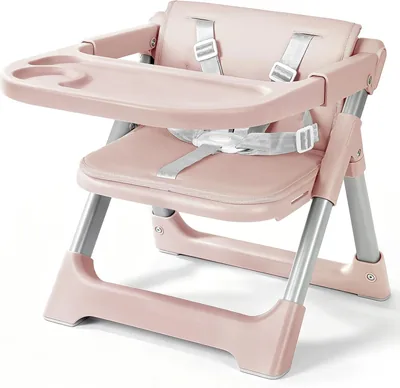 Portable Baby Booster Seat Foldable Pink Best Deal