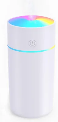 2026年型 デスクトップ加湿器、超音波式 | TYPE-C電源、7色LEDライト、2段階