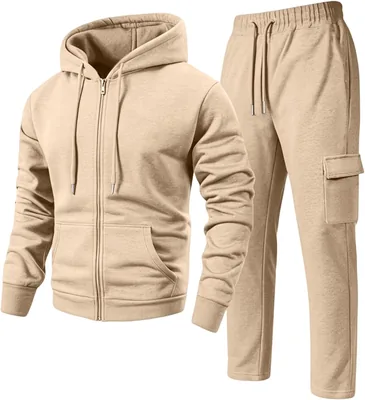 ASUIU Men Tracksuit 64% Off Winter Outfit