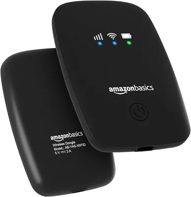 Amazon Basics 4G LTE वायरलेस डोंगल के साथ सभी एसआईएम नेटवर्क समर्थन | एकल बैंड प्लग एंड प्ले डेटा कार्ड स्टिक जिसमें 150Mbps तक गति है