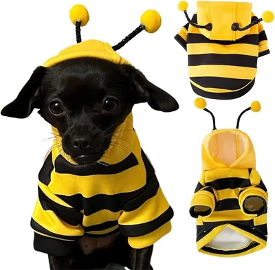 Bee Costume for Dogs - Bumblebee Sweatshirt