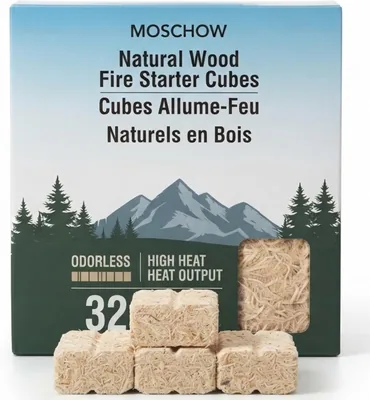 Moschow Firestarters - 32 XL Wood Cubes