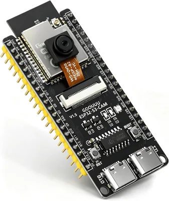 ESP32-S3-CAM Bluetooth Wi-Fi Utvecklingsplattform med OV5640 Kameran | Heemol Dual Core ESP32-S3-N16R8 Modul 240MHz CH340 Chip