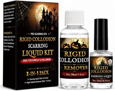 Collodium Scar Fluid Set - Halloween Scars 15ml + 30ml